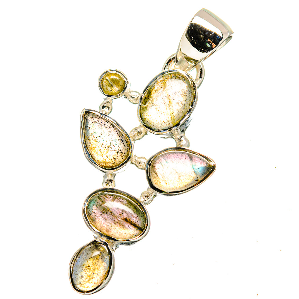 Labradorite Pendants handcrafted by Ana Silver Co - PD13259
