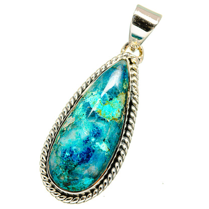 Chrysocolla Pendants handcrafted by Ana Silver Co - PD13268