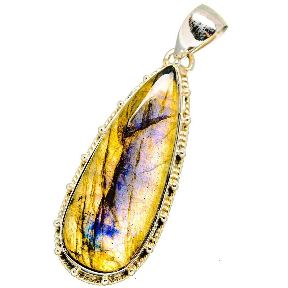 Labradorite Pendants handcrafted by Ana Silver Co - PD13269