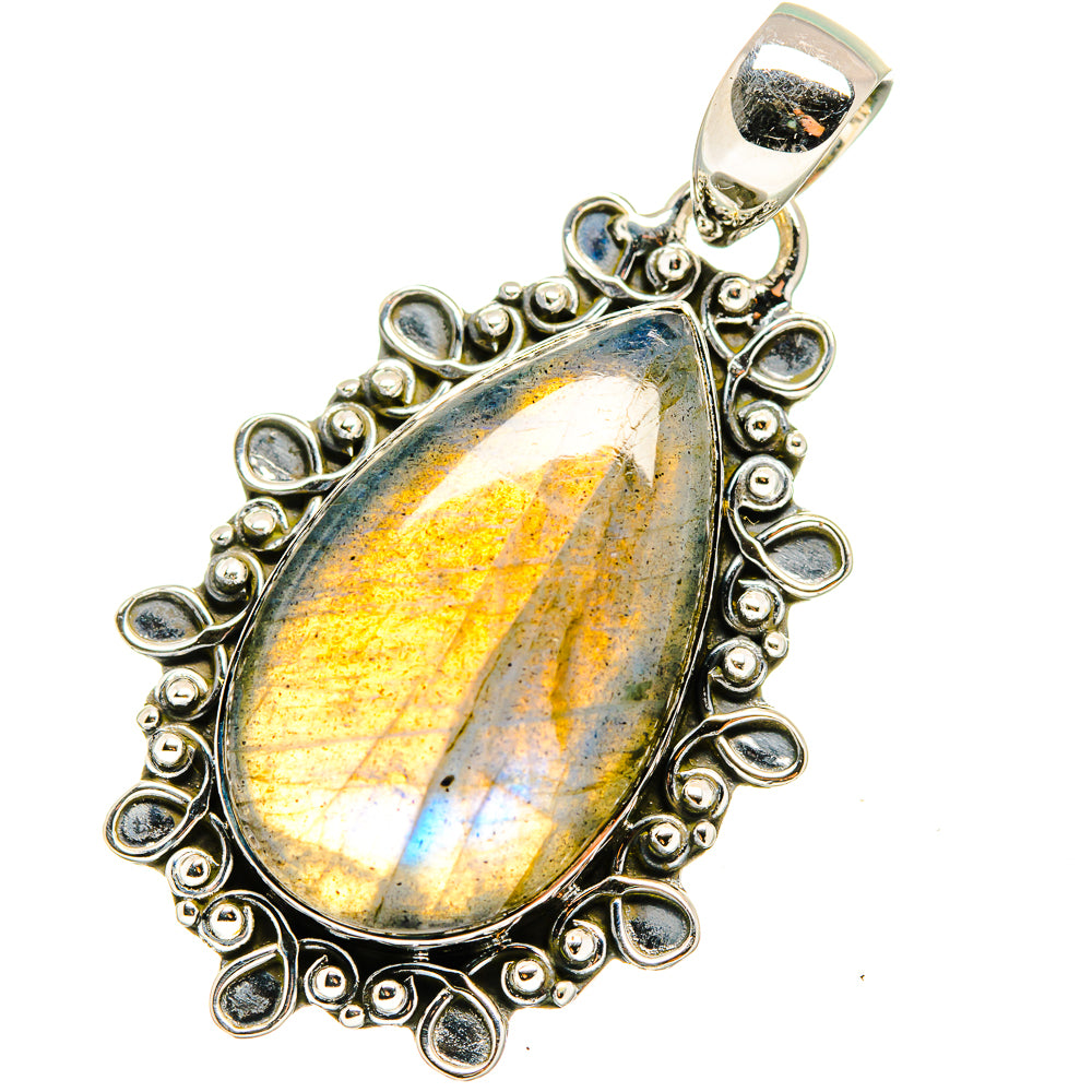 Labradorite Pendants handcrafted by Ana Silver Co - PD13274