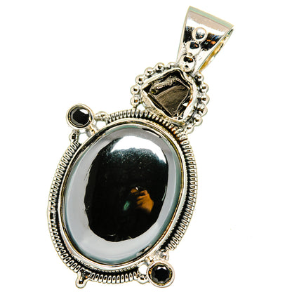 Hematite Pendants handcrafted by Ana Silver Co - PD13277