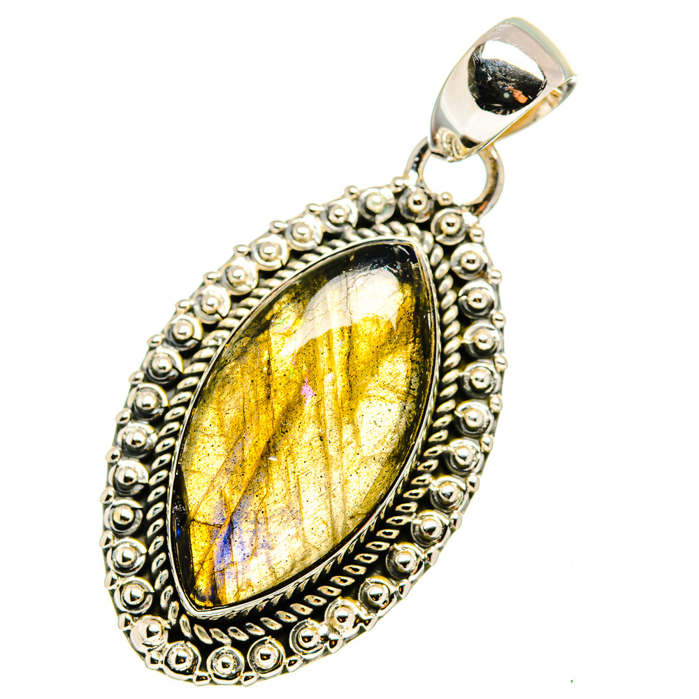 Labradorite Pendants handcrafted by Ana Silver Co - PD13284
