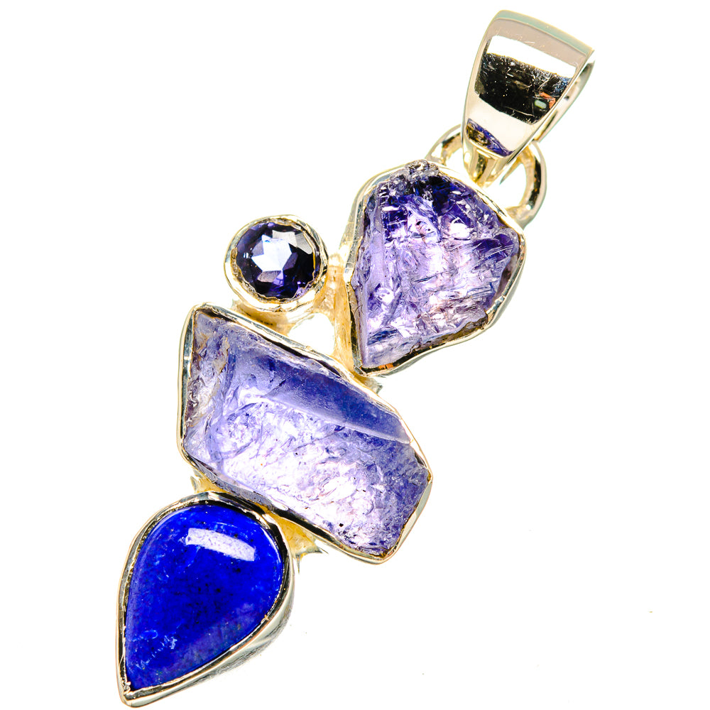 Tanzanite Pendants handcrafted by Ana Silver Co - PD13306