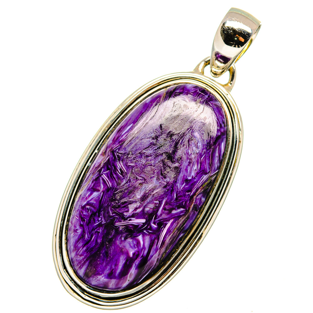 Charoite Pendants handcrafted by Ana Silver Co - PD13323