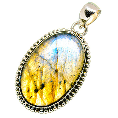 Labradorite Pendants handcrafted by Ana Silver Co - PD13335