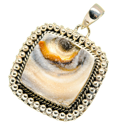 Desert Druzy Pendants handcrafted by Ana Silver Co - PD13343