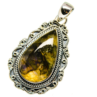 Labradorite Pendants handcrafted by Ana Silver Co - PD13346 - Photo 2