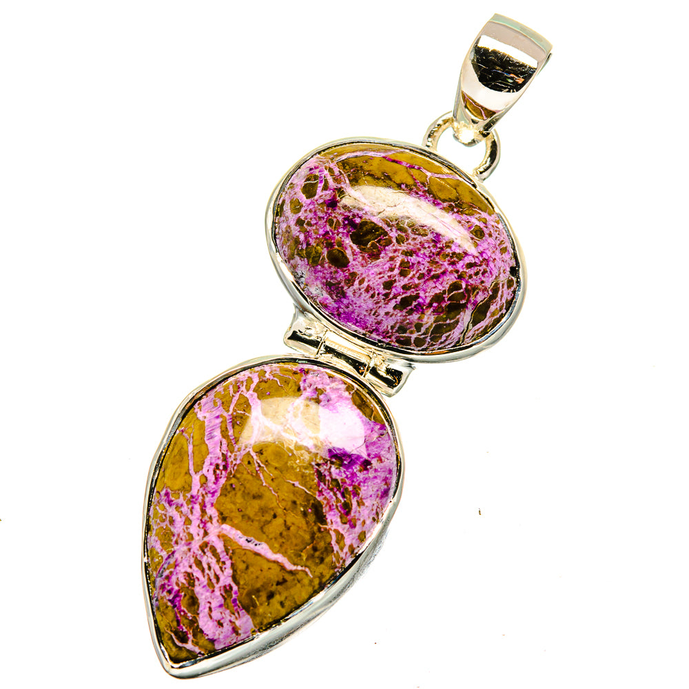 Stichtite Pendants handcrafted by Ana Silver Co - PD13359