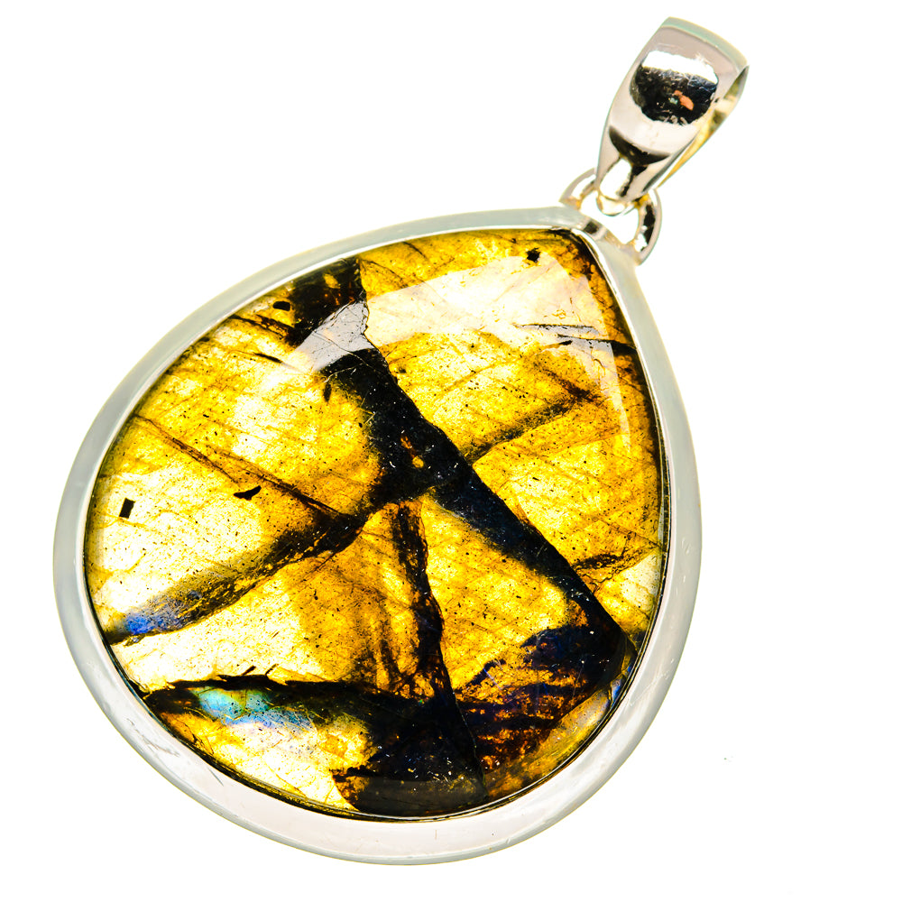 Labradorite Pendants handcrafted by Ana Silver Co - PD13369