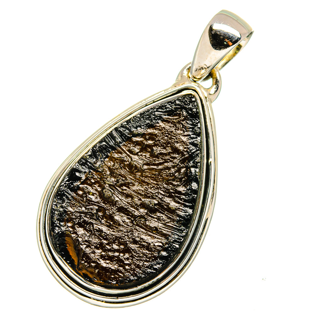 Tektite Pendants handcrafted by Ana Silver Co - PD13370