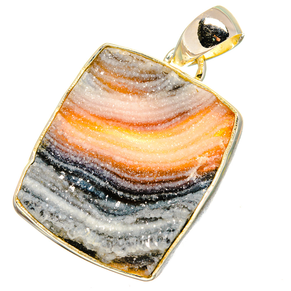Desert Druzy Pendants handcrafted by Ana Silver Co - PD13391