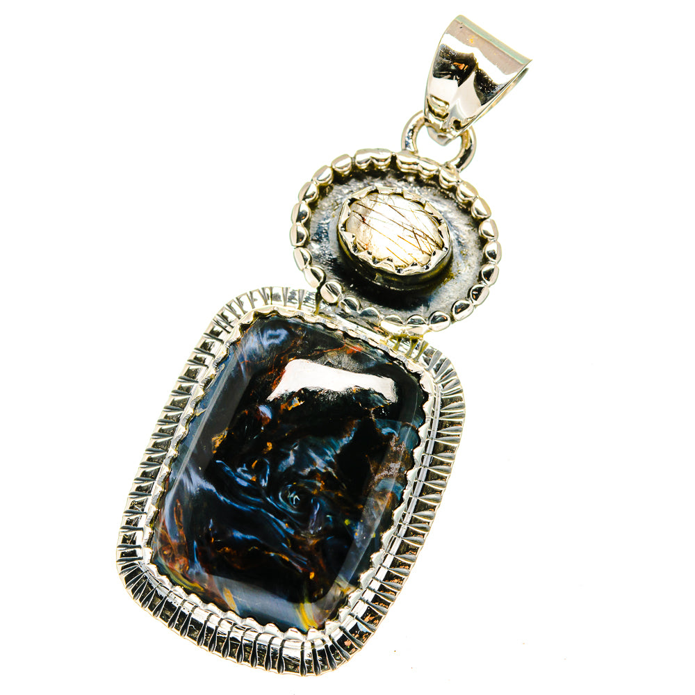 Pietersite Pendants handcrafted by Ana Silver Co - PD13393