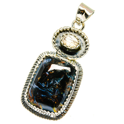 Pietersite Pendants handcrafted by Ana Silver Co - PD13393