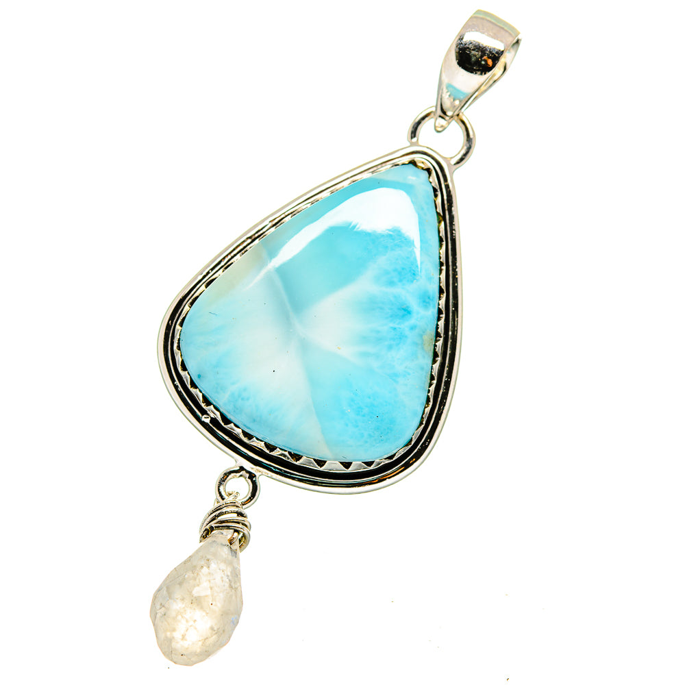 Larimar Pendants handcrafted by Ana Silver Co - PD13398