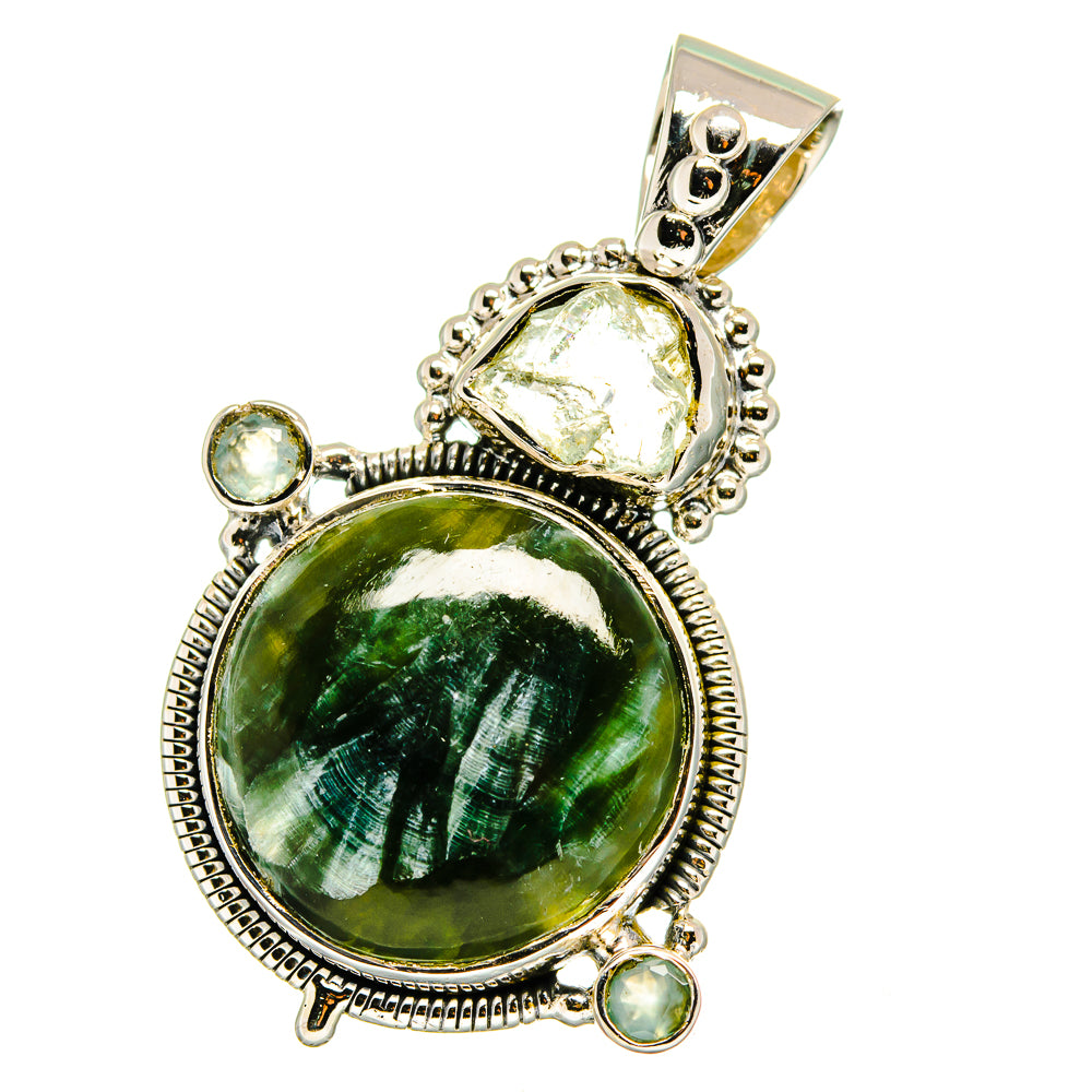 Seraphinite Pendants handcrafted by Ana Silver Co - PD13417