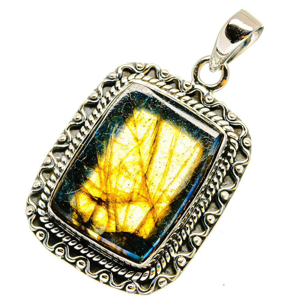 Labradorite Pendants handcrafted by Ana Silver Co - PD13422