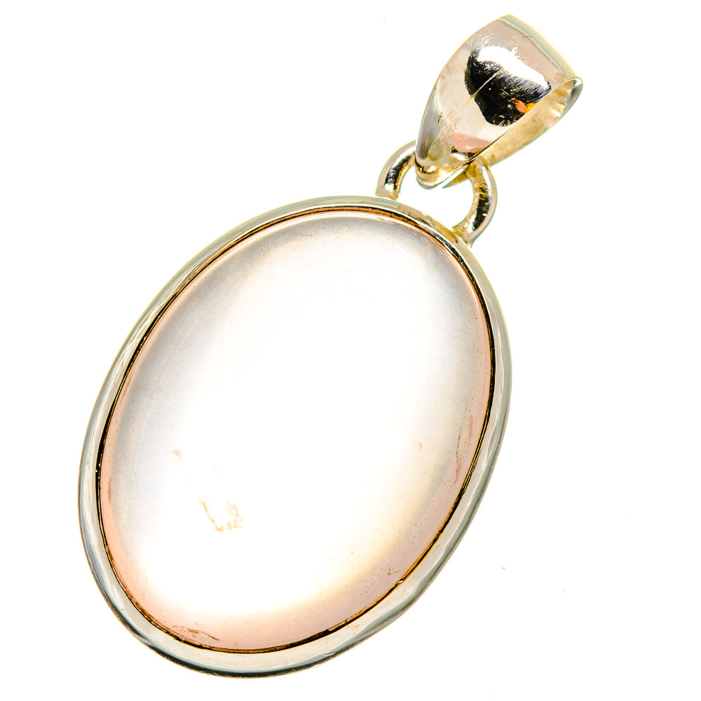 Rose Quartz Pendants handcrafted by Ana Silver Co - PD13424