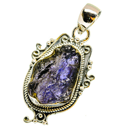 Tanzanite Pendants handcrafted by Ana Silver Co - PD13429