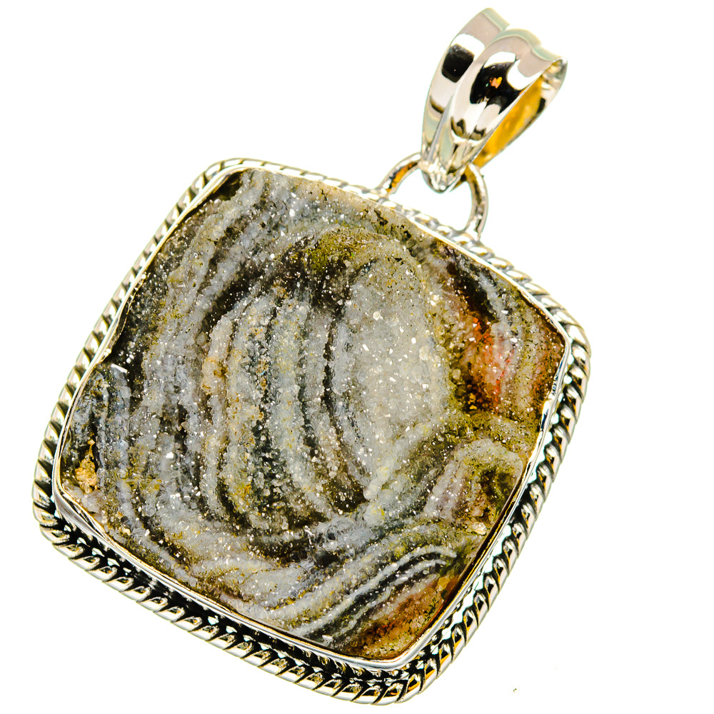 Desert Druzy Pendants handcrafted by Ana Silver Co - PD13432