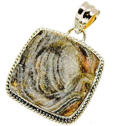 Desert Druzy Pendants handcrafted by Ana Silver Co - PD13432