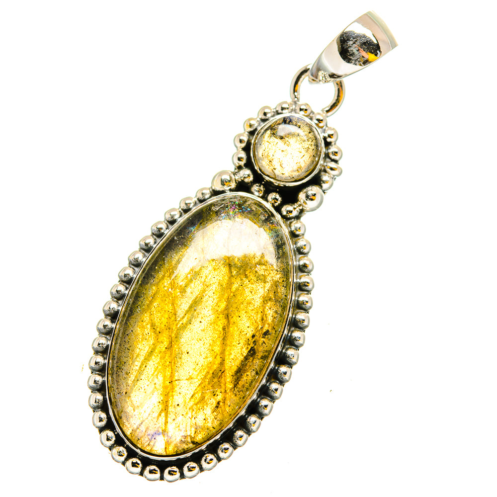 Labradorite Pendants handcrafted by Ana Silver Co - PD13435