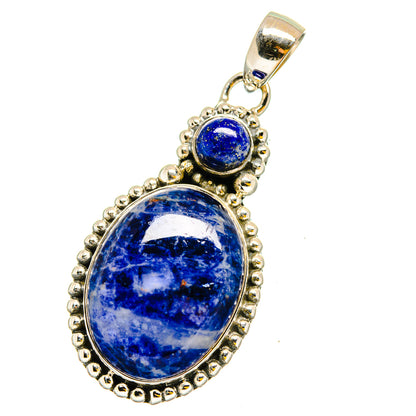 Sodalite Pendants handcrafted by Ana Silver Co - PD13438