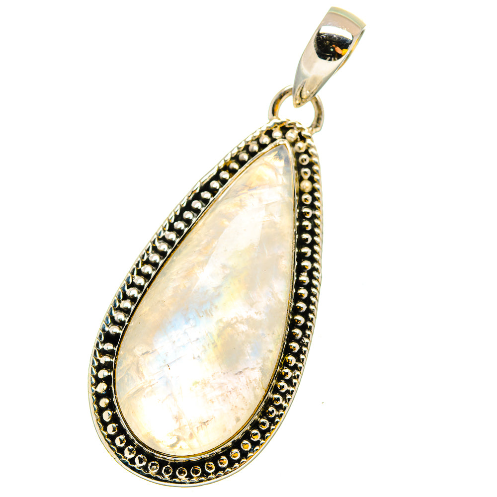 Rainbow Moonstone Pendants handcrafted by Ana Silver Co - PD13441