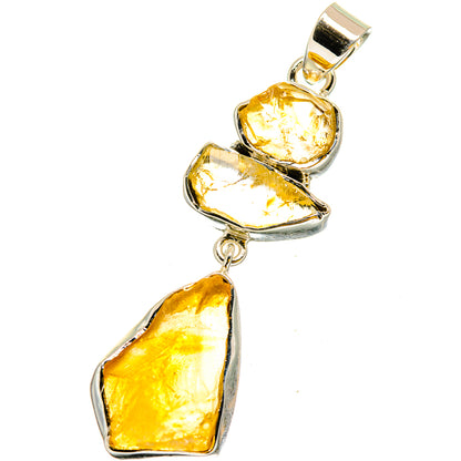 Citrine Pendants handcrafted by Ana Silver Co - PD13442