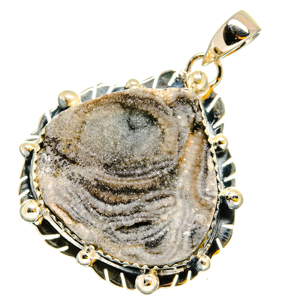 Desert Druzy Pendants handcrafted by Ana Silver Co - PD13449
