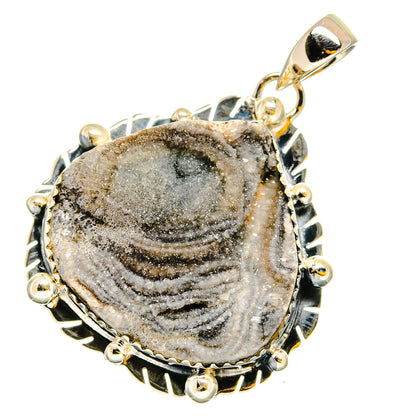 Desert Druzy Pendants handcrafted by Ana Silver Co - PD13449