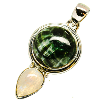 Seraphinite Pendants handcrafted by Ana Silver Co - PD13453