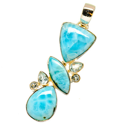 Larimar Pendants handcrafted by Ana Silver Co - PD13455
