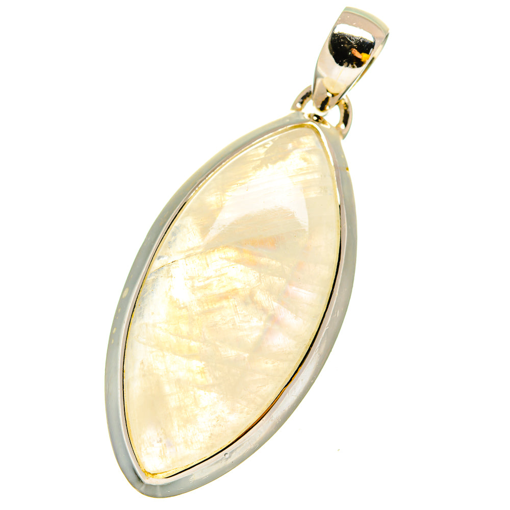 Rainbow Moonstone Pendants handcrafted by Ana Silver Co - PD13456