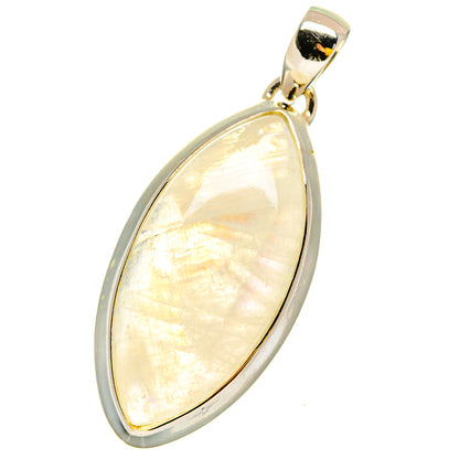 Rainbow Moonstone Pendants handcrafted by Ana Silver Co - PD13456