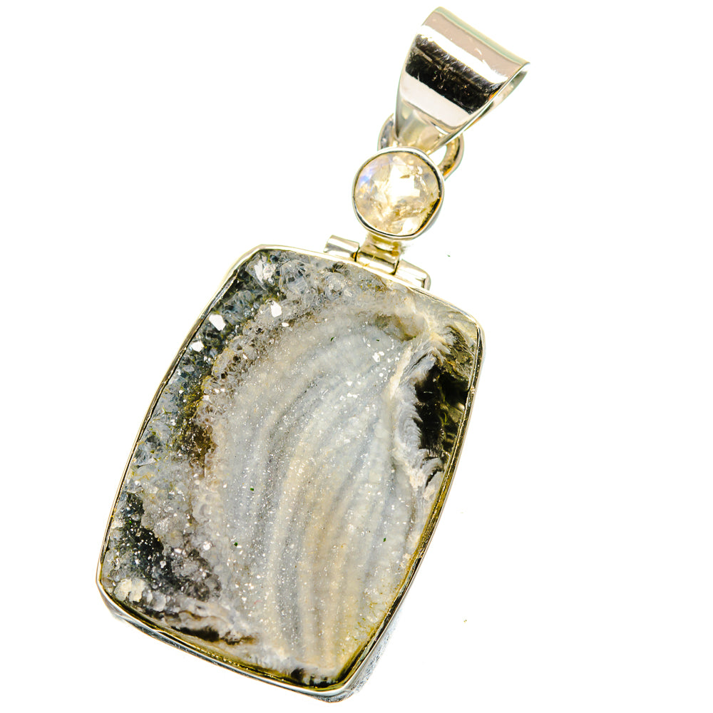 Desert Druzy Pendants handcrafted by Ana Silver Co - PD13457
