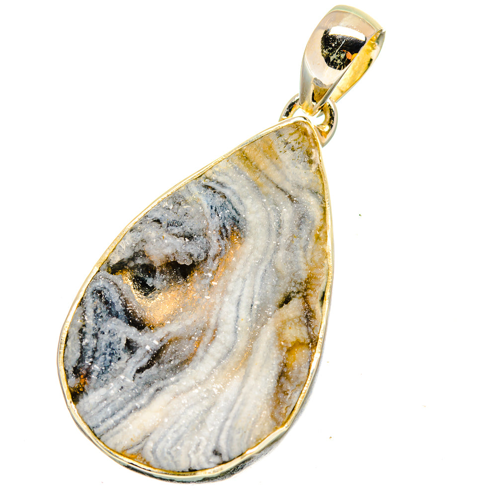 Desert Druzy Pendants handcrafted by Ana Silver Co - PD13464