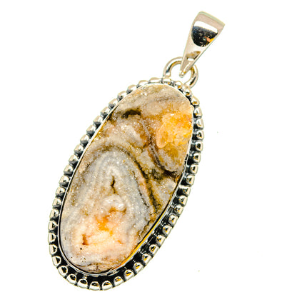 Desert Druzy Pendants handcrafted by Ana Silver Co - PD13465