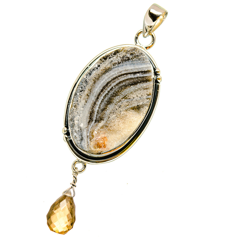 Desert Druzy Pendants handcrafted by Ana Silver Co - PD13466
