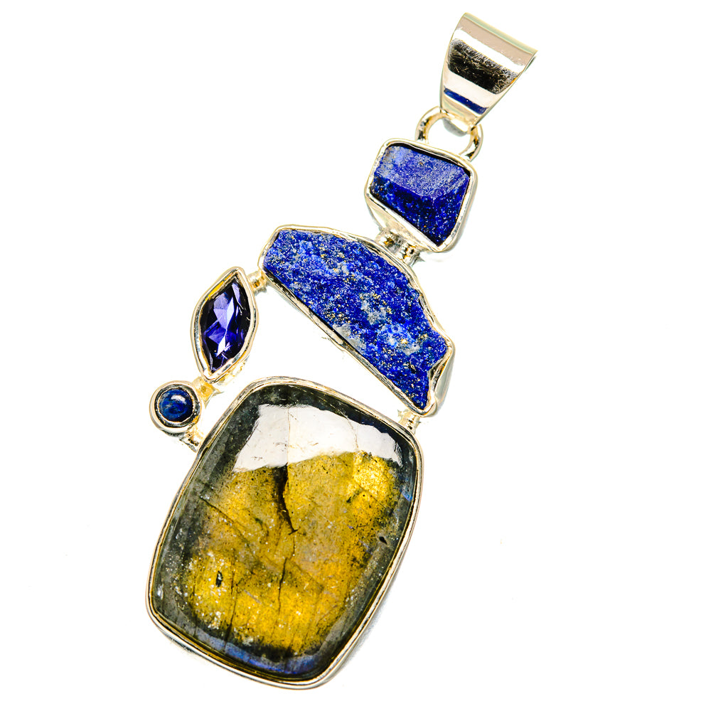 Labradorite Pendants handcrafted by Ana Silver Co - PD13473