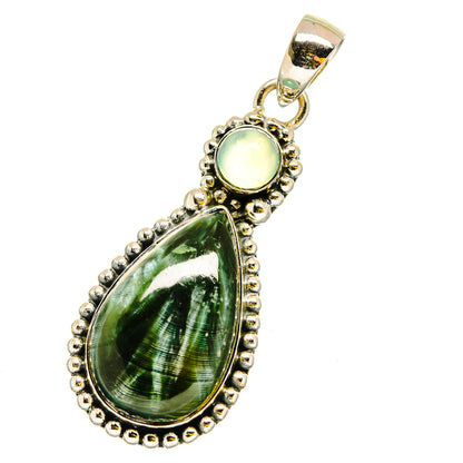 Seraphinite Pendants handcrafted by Ana Silver Co - PD13477