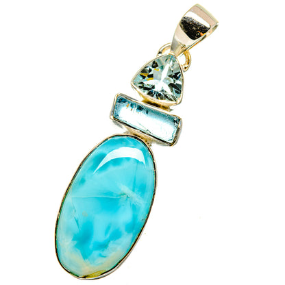 Larimar Pendants handcrafted by Ana Silver Co - PD13481