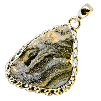 Desert Druzy Pendants handcrafted by Ana Silver Co - PD13484