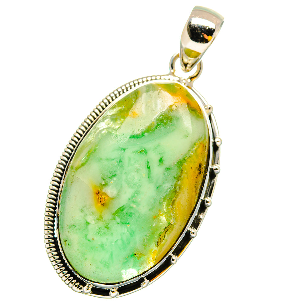 Peruvian Opal Pendants handcrafted by Ana Silver Co - PD13486