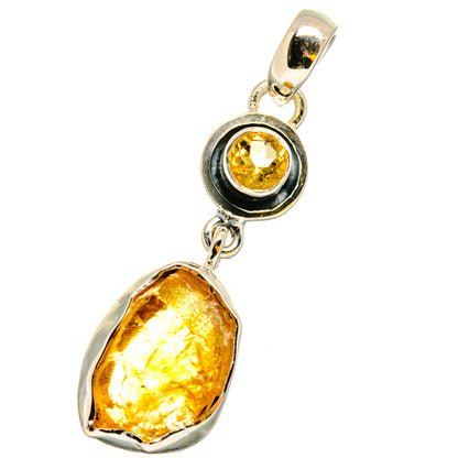 Citrine Pendants handcrafted by Ana Silver Co - PD13487