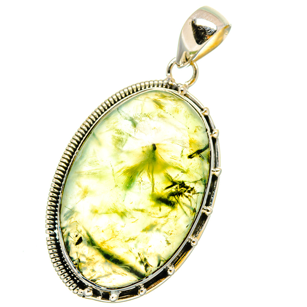 Prehnite Pendants handcrafted by Ana Silver Co - PD13489
