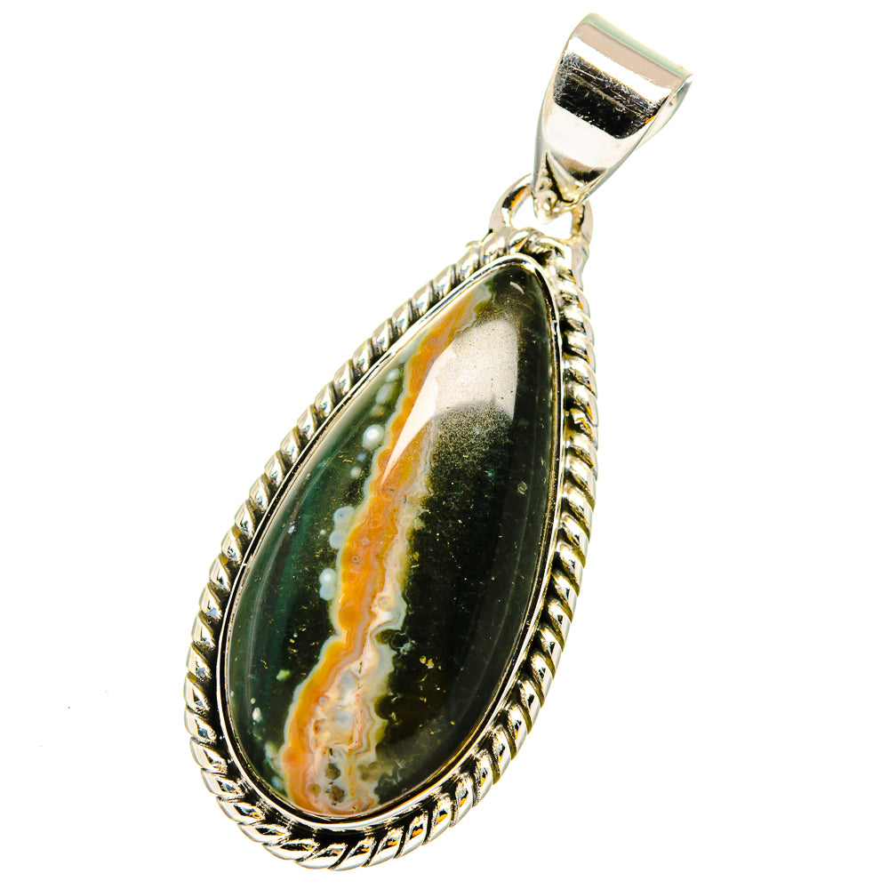 Ocean Jasper Pendants handcrafted by Ana Silver Co - PD13491
