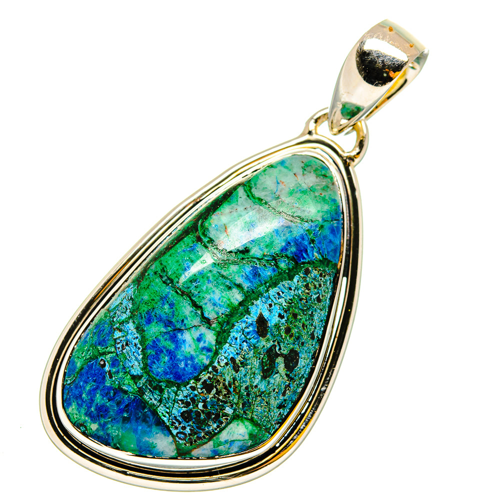 Azurite Pendants handcrafted by Ana Silver Co - PD13493