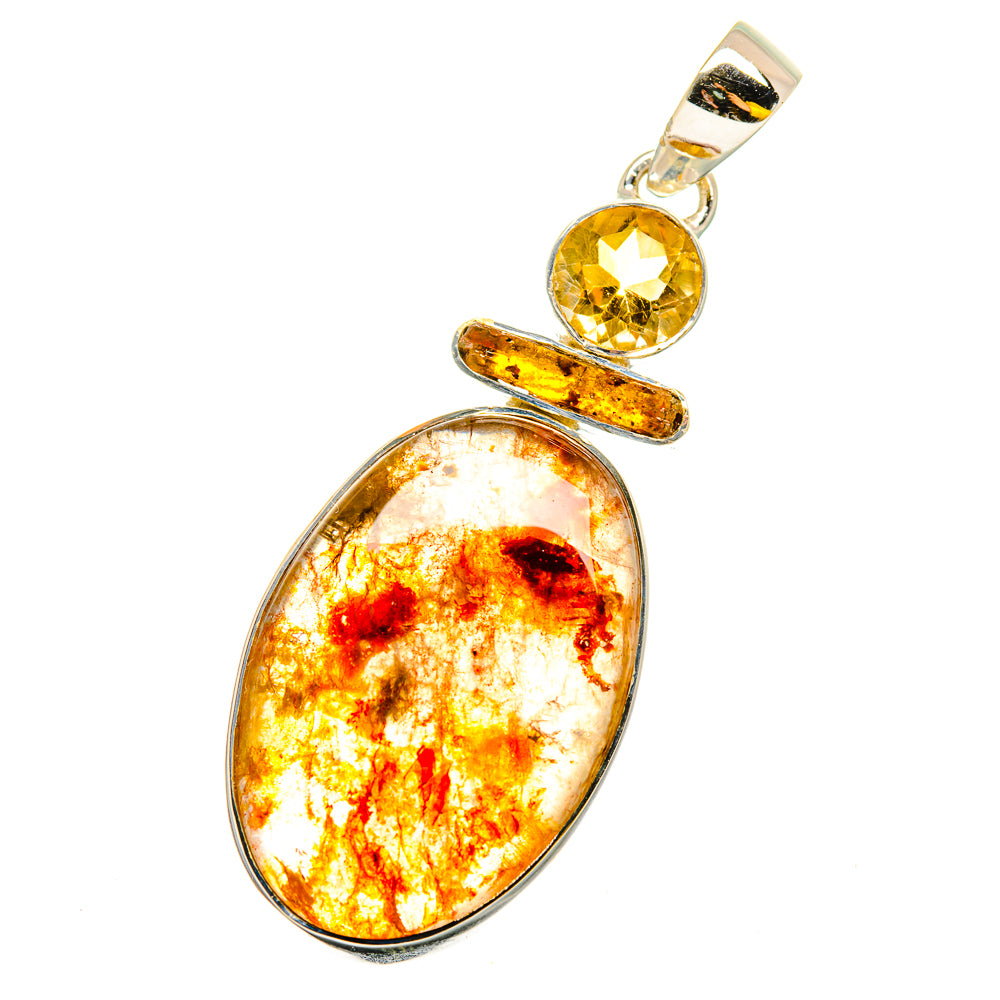 Sunstone Pendants handcrafted by Ana Silver Co - PD13508