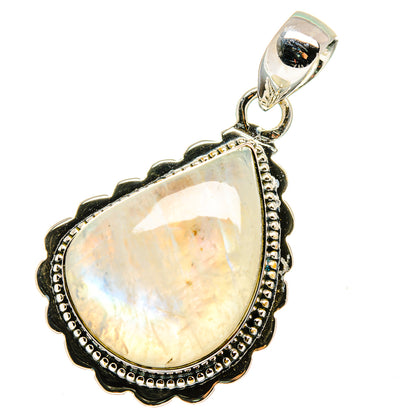 Rainbow Moonstone Pendants handcrafted by Ana Silver Co - PD13520
