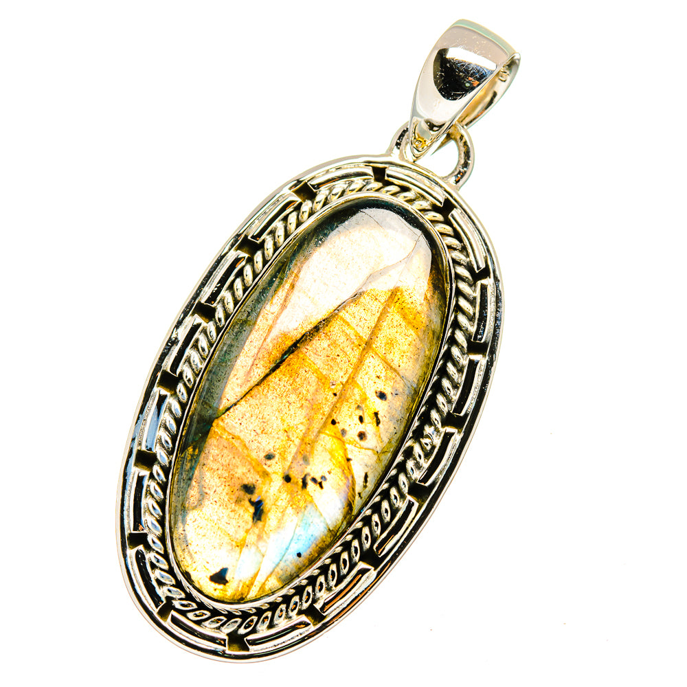 Labradorite Pendants handcrafted by Ana Silver Co - PD13523